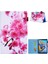 Samsung Galaxy Tab A7 10.4 (2020 2022) SM T500 T505 PLUM Blossom Desenli Standlı Deri Koruyucu Tablet Kılıfı (Yurt Dışından) 1