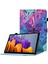 Samsung Galaxy Tab S8 SM X700 X706 Desen Baskı Pu Deri Manyetik Kart Yuvaları Stand Dikiş Kalem Tutucu Tablet Kılıfı (Yurt Dışından) 1