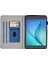 Samsung Galaxy Tab A 8.0 SM T350 T355C (2015) Kumaş Doku Pu Deri Kart Tutuculu Standı Tablet Kılıfı (Yurt Dışından) 2