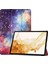 Samsung Galaxy Tab S9 Üç Katlı Stand Folio Pu Deri Desen Baskı Akıllı Galaxy Tablet Kılıfı (Yurt Dışından) 1