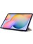 Samsung Galaxy Tab S7 s8 Beyaz Ipek Dokulu Üç Katlı Standlı Deri Tablet Kılıfı (Yurt Dışından) 4