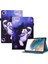 Samsung Galaxy Tab A8 10.5 (2021 2022) Çizilmez Standı Desen Baskı Deri Elastik Bantlı Kacık Kedi Tablet Kılıfı (Yurt Dışından) 1