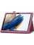 Samsung Galaxy Tab A8 10.5 (2021 2022) Litchi Doku Otomatik Uyandırma uyku Pu Deri Koruyucu Tablet Kılıfı (Yurt Dışından) 3