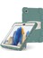 Samsung Galaxy Tab A8 10.5 (2021 2022) X200 205 Kick Stand Pc Silikon Hibrit Çizilmez Zümrüt Tablet Kılıfı (Yurt Dışından) 1
