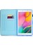 Seashell Digital Samsung Galaxy Tab A 8.0 (2019) Için SM-T290 (WI-FI)/SM-T295 (Lte) Desen Baskı Dikiş Hattı Tablet Kılıfı Pu Deri Kart Yuvaları Çevirme Standı Kapağı (Yurt Dışından) 2