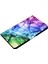 Samsung Galaxy Tab A7 10.4 (2020 2022) T500 T505 Pu Deri Desen Baskı Standı Duman Tablet Kılıfı (Yurt Dışından) 5