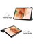 Üç Katlı Stand Pu Deri Tpu Iç Akıllı Kalem Yuvası Samsung Galaxy Tab S7 Fe SM T730 SM T736 SIYAH Tablet Kılıfı (Yurt Dışından) 3