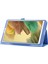 Darbeye Dayanıklı Tablet Kılıfı Hafif Ince Litchi Doku Pu Deri Folyo Kapak Samsung Galaxy Tab A7 Lite 8.7-Inç-Bebek Mavisi Için Kılıf Standı (Yurt Dışından) 5