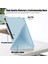 Samsung Galaxy Tab S9 SM X710 SM X716B SM X718U Pu Deri Origami Standı Koruyucu Gök Tablet Kılıfı (Yurt Dışından) 5