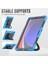Samsung Galaxy Tab S9 Ultra SM X910 X916B X918U Pc Silikon Düşmeye Dayanıklı Omuz Askılı Standı Tablet Kılıfı (Yurt Dışından) 5