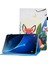 Samsung Galaxy Tab A 10.1 (T580 T585) Pu Deri Dikiş Manyetik Kapatma Kart Yuvaları Standı Tablet Kılıfı (Yurt Dışından) 1