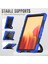 Samsung Galaxy Tab A7 10.4 (2020 2022) T500 T505 Tekme Standı Pc Omuz Askılı Silikon Tablet Kılıfı (Yurt Dışından) 5