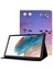 Samsung Galaxy Tab A8 10.5 (2021 2022) Çift Taraflı Manyetik Baskı Pu Deri Standlı Dikiş Kart Yuvaları Ifade Tablet Kılıfı (Yurt Dışından) 1