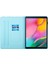 Samsung Galaxy Tab S6 Lite (2024 2022 (2020) SM P610 P615 Deri Kart Yuvaları Standı Deniz Dalgası Tablet Kılıfı (Yurt Dışından) 2