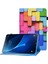 Samsung Galaxy Tab A 10.1 (T580 T585) Pu Deri Dikiş Manyetik Kapatma Kart Yuvaları Standı Tablet Kılıfı (Yurt Dışından) 1