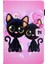 Desen Baskı Deri Samsung Galaxy Tab A7 Lite 8.7 (2021) T220 T225 Cats Kart Tutucu Standı Tablet Kılıfı (Yurt Dışından) 2
