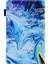 Desen Baskı Kartı Yuvaları Pu Deri Samsung Galaxy Tab A8 10.5 (2021) SM X200 X205 A8 10.5 (2022) Dalga Tablet Kılıfı (Yurt Dışından) 4