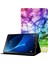 Samsung Galaxy Tab A 10.1 (2016) T580 T585 Desen Baskı Pu Deri Standlı Kart Yuvaları Duman Tablet Kılıfı (Yurt Dışından) 1