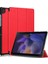 Basit Stil Üç Katlı Stand Pu Deri Sert Pc Iç Koruyucu Samsung Galaxy Tab A7 Lite 8.7 Inç 2021 SM T220 Tablet Kılıfı (Yurt Dışından) 1