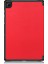 Basit Stil Üç Katlı Stand Pu Deri Sert Pc Iç Koruyucu Samsung Galaxy Tab A7 Lite 8.7 Inç 2021 SM T220 Tablet Kılıfı (Yurt Dışından) 4