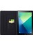 Samsung Galaxy Tab A 10.1 (2016) T580 T585 Deri Kart Tutucu Desen Ay Işığı Tilki Tablet Kılıfı (Yurt Dışından) 3