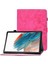 Samsung Galaxy Tab A8 10.5 (2021) SM X205 SM X200 Kumaş Dokusu Düşme Önleyici Çizilmeye Karşı Koruyucu Stand Rose Tablet Kılıfı (Yurt Dışından) 1