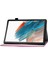Samsung Galaxy Tab A8 10.5 (2021) SM X205 SM X200 Kumaş Dokusu Düşme Önleyici Çizilmeye Karşı Koruyucu Stand Rose Tablet Kılıfı (Yurt Dışından) 3
