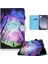 Samsung Galaxy Tab A9 Pu Deri Desen Baskı Kalem Tutucu Akıllı Yıldızlı Gökyüzü geyik Tablet Kılıfı (Yurt Dışından) 1