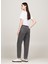Yüksek Bel Dar Paça Tapered Fit Siyah Kadın Denim Pantolon Mom Jean Uh Tpr Bf DG4171 4