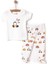 Araçlar Baskılı Yenidoğan Erkek Tshirt-Patikli Alt Erkek Bebek 1