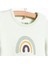 Çiçek Baskılı Yenidoğan Kız Tshirt-Patikli Alt Kız Bebek 3