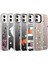 - iPhone 12 - Kılıf Koruyucu Sert Desenli Silver Kapak 3