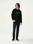 Erkek Sweatshirt Siyah-Yeşil LF2038105 2