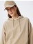 Kapşonlu Sweatshirt Basic Uzun Kollu Üç Iplik Pamuklu 1