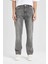 Straight Fit Normal Kalıp Normal Bel Boru Paça Jean Pantolon D1812AX24WN 1