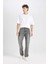 Straight Fit Normal Kalıp Normal Bel Boru Paça Jean Pantolon D1812AX24WN 3