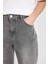 Straight Fit Normal Kalıp Normal Bel Boru Paça Jean Pantolon D1812AX24WN 5