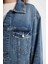 Oversize Geniş Kalıp Düğmeli Denim Ceket D4171AX24WN 5