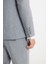 ALTINYILDIZ CLASSICS Erkek Gri Slim Fit Dar Kesim Mono Yaka Desenli Yelekli Takım Elbise 7