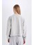 Regular Fit Bisiklet Yaka Kalın Basic Düz Sweatshirt D6645AX24WN 4