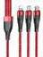 3in1 Type-C + USB To Lightning + Type-C + Micro USB Şarj ve Data Kablosu 3