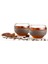 2'li Çay Fincanı 250 ml Kahverengi 1