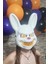 Beyaz Tavşan Cadılar Bayramı Halloween Maskesi Katil Tavşan Korkunç Maske Beyaz 3