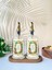 Gold Başlıklı Ahşap Altlıklı Vintage Yağdanlık - 500 ml 1