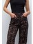 Be Blue Leopar Desenli Gabardin Pantolon 4