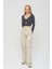 Lycra Soft Touch Kumaş Önü Düğümlü Estewoman Body Bluz 1