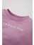 Kız Bebek 2'li Takım Bisiklet Yaka Baskılı Sweatshirt Jogger Beli Lastikli Eşofman Altı D0814A524AU 3