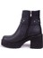 DZA07-8962278 Siyah Günlük Platform Topuklu Kadın Bot 3
