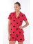 Kalp Baskılı Pamuk Pijama Takımı 1