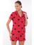 Kalp Baskılı Pamuk Pijama Takımı 3